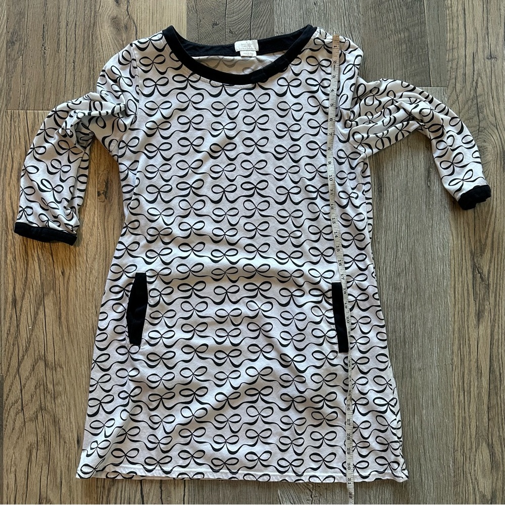 kate spade Black & White Bow-Print Nightshirt - Picture 10 of 11